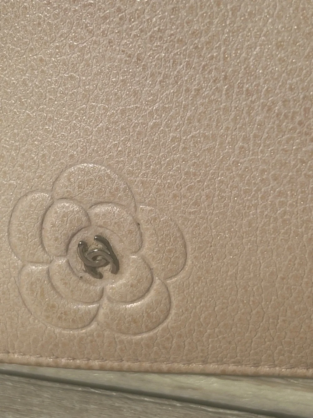 Chanel Authentic Camellia Long Flap Wallet